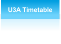 U3A Timetable